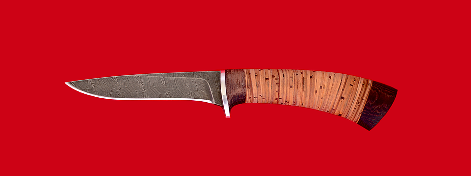 Изготовление рукояти ножа из бересты видео